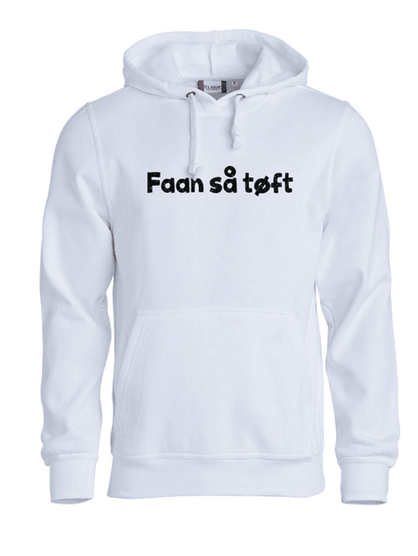 Faan så tøft Hettegenser
