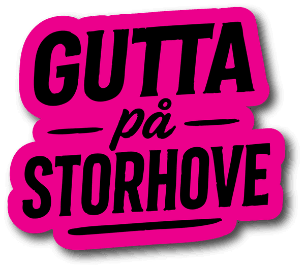 Gutta på Storhove stickers